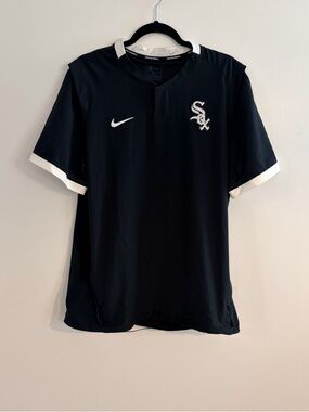 Chicago White Sox NIKE AUTHENTIC MLB Pullover Bench Jacket